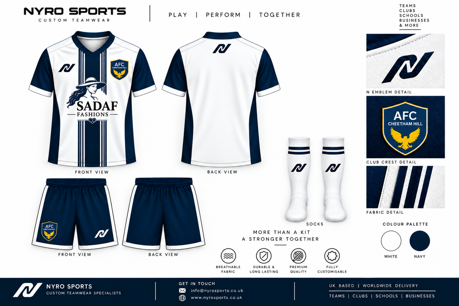 Away Kit - AFC Cheetham Hill